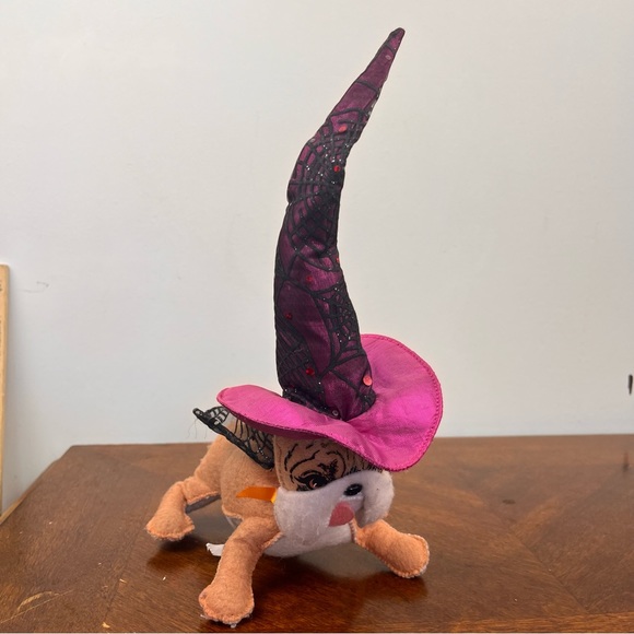 Annalee 11" (incl. hat) Bulldog in Halloween Hat & Cape - Picture 6 of 16